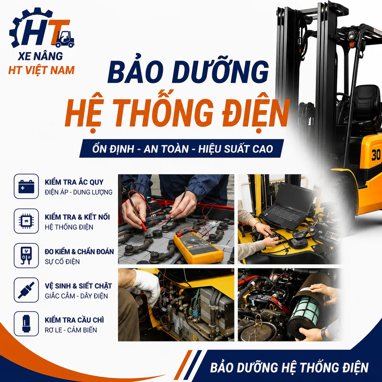 Bảo dưỡng hệ thống điện