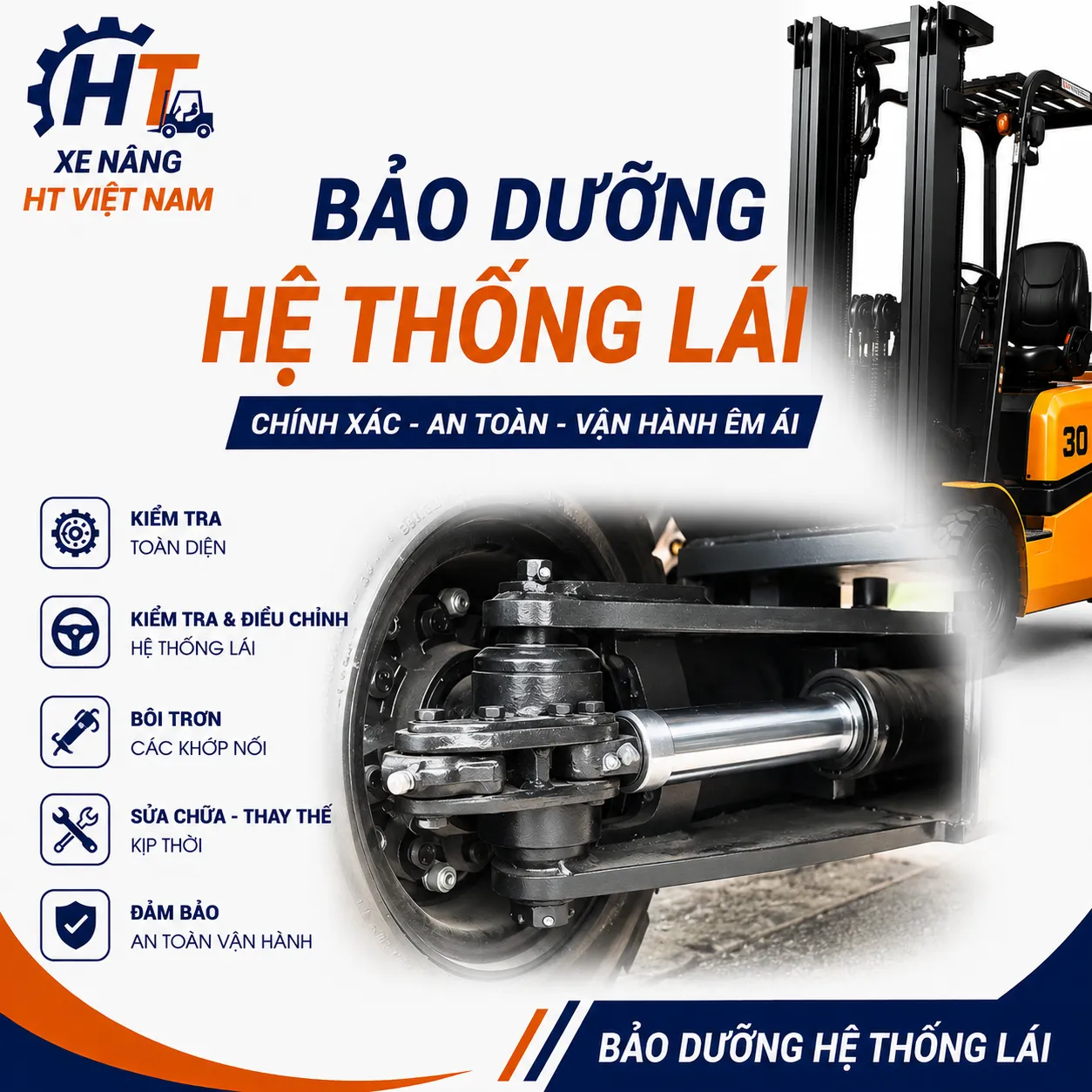 Bảo dưỡng hệ thống lái