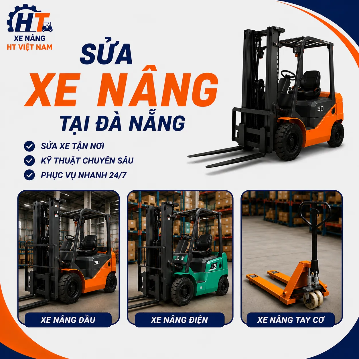 Sửa xe nâng tại Đà Nẵng