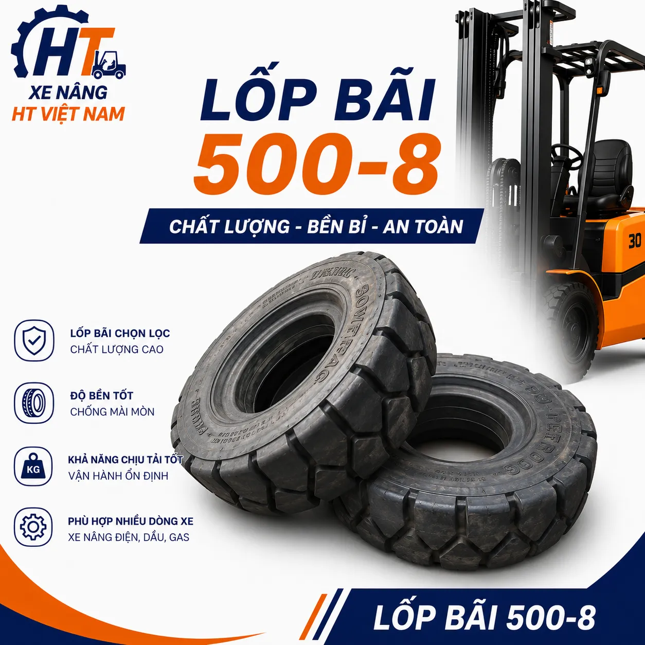 Lốp bãi 500-8