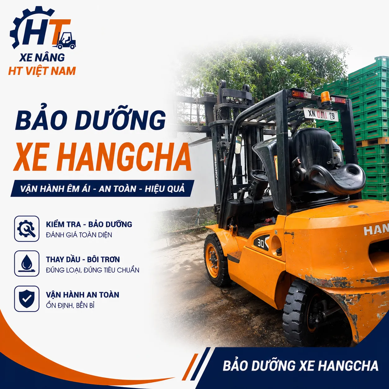 Bảo dưỡng xe HANGCHA