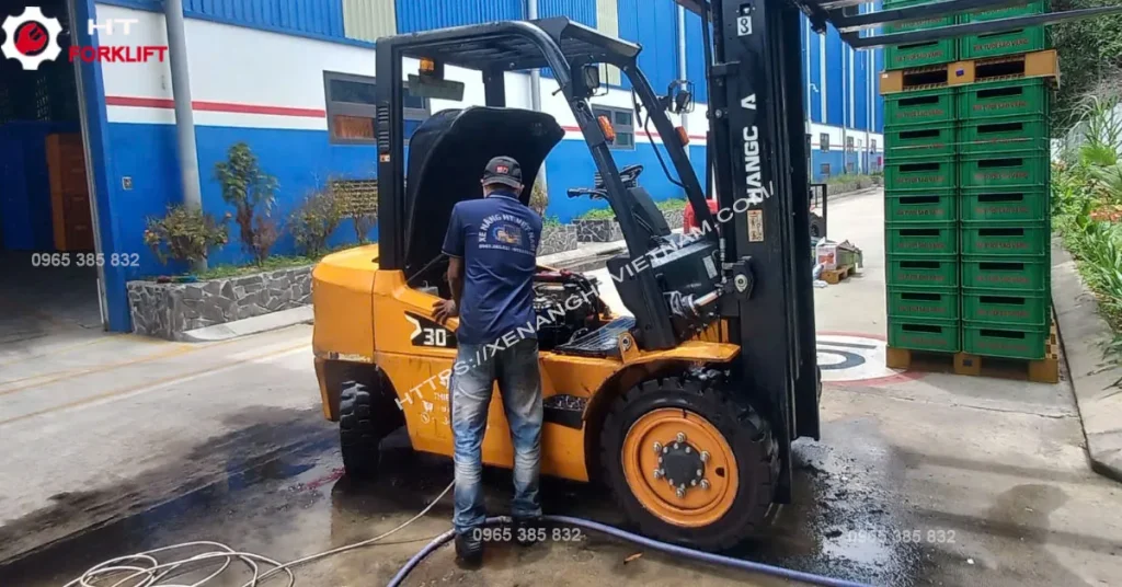 Bảo dưỡng xe nâng HANGCHA