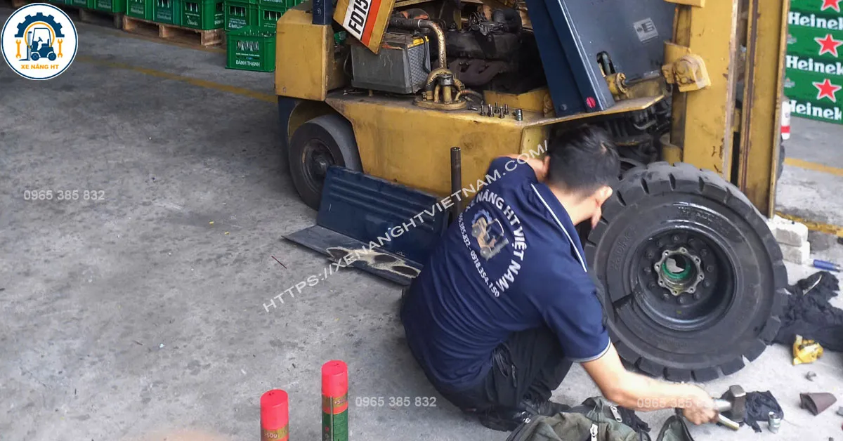 BẢO DƯỠNG PHANH XE NÂNG – 6 NGUYÊN NHÂN HƯ HỎNG VÀ CÁCH XỬ LÝ Bảo dưỡng phanh xe nâng