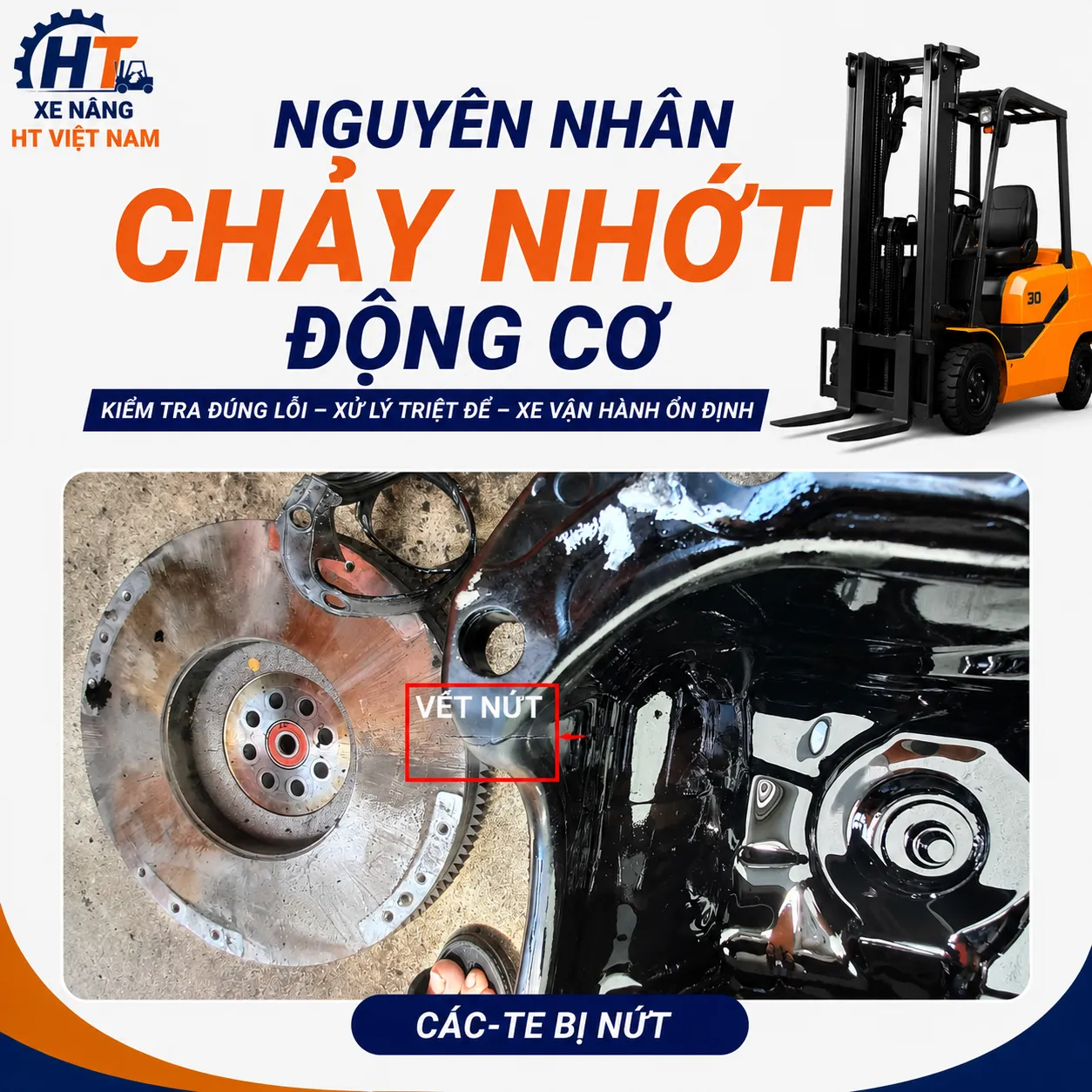 Nguyên nhân chảy nhớt động cơ