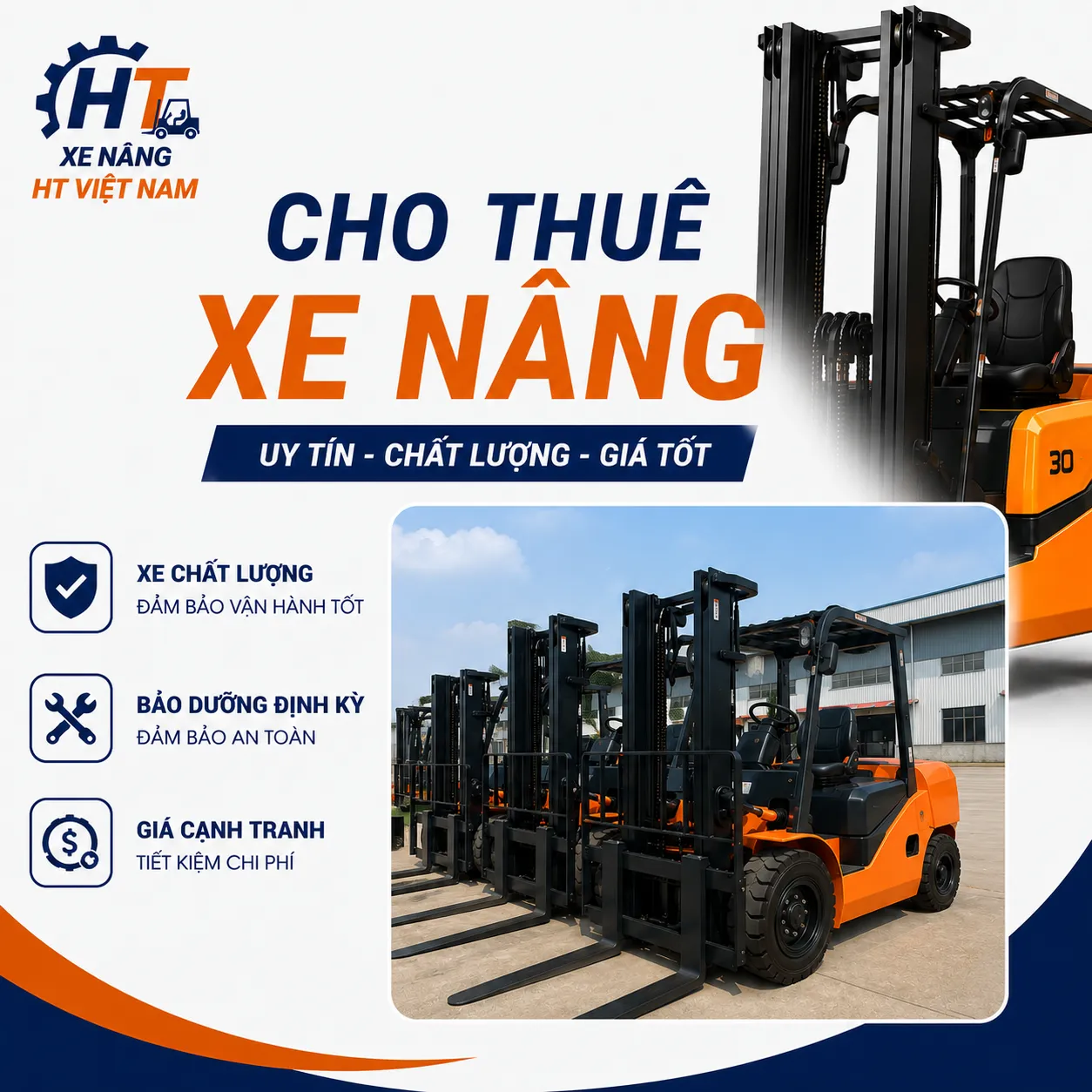 Cho thuê xe nâng tại Đà Nẵng