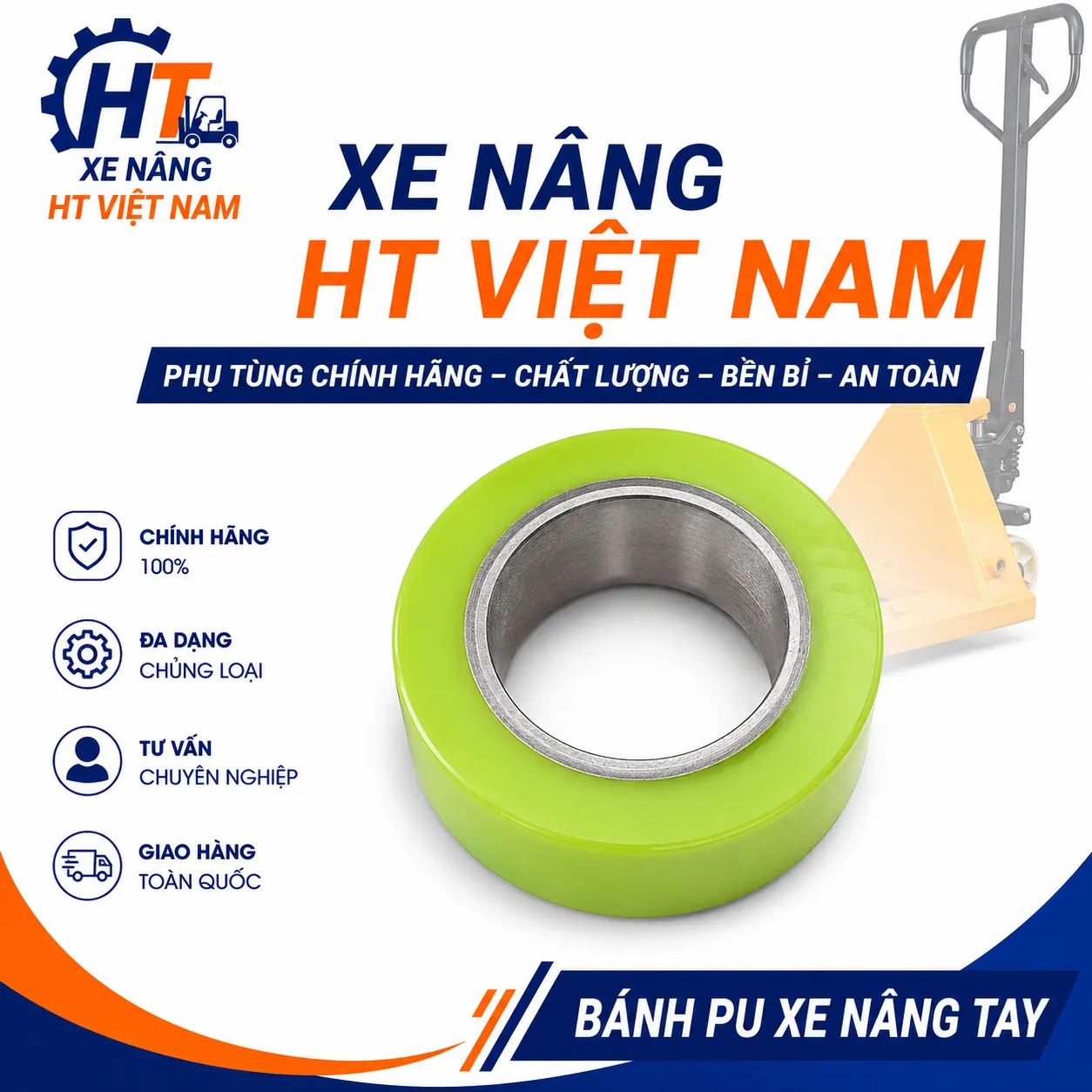 Bánh xe nâng tay